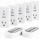 Aukey 5-Pack Remote Outlet Switches, $22 with code AUKEYR52